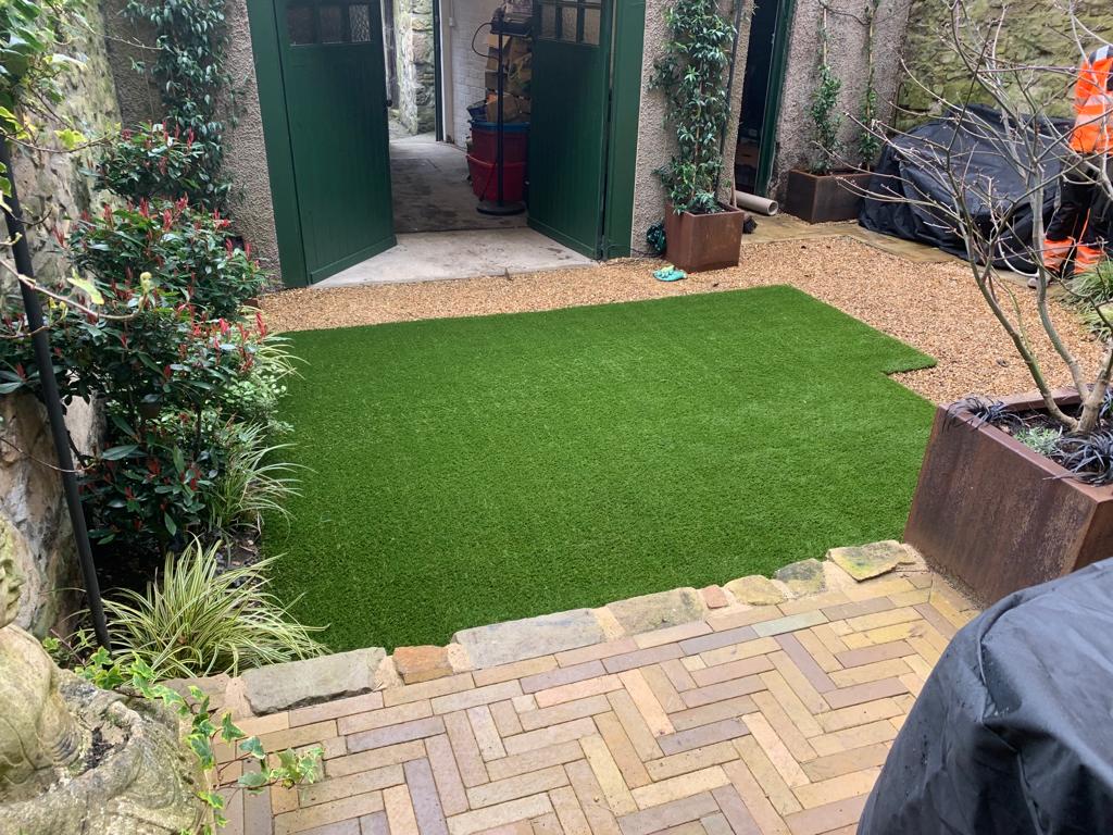 Artificial Grass Installation Edinburgh - West Scotland Street