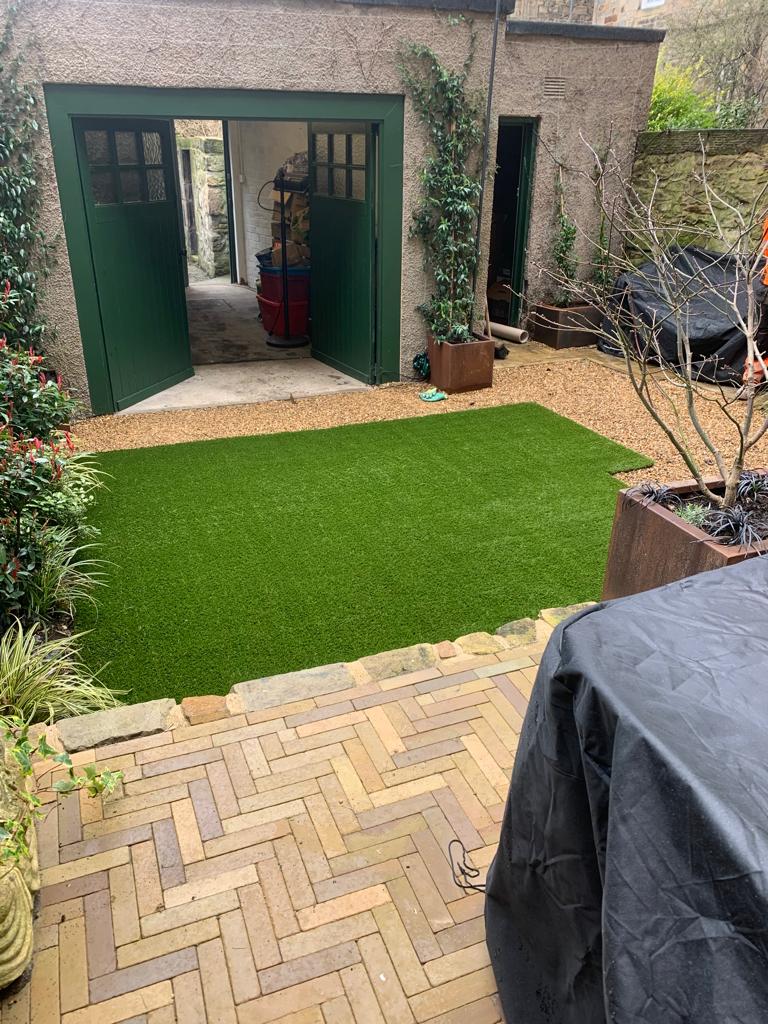 Artificial Grass Installation Edinburgh - West Scotland Street