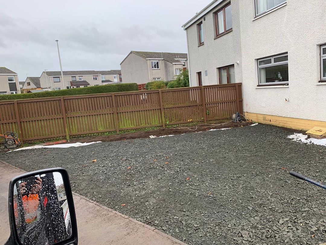 Convert Garden to Driveway Edinburgh Borders Lothians