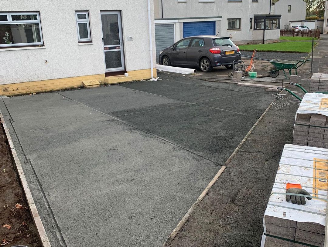 Convert Garden to Driveway Edinburgh Borders Lothians