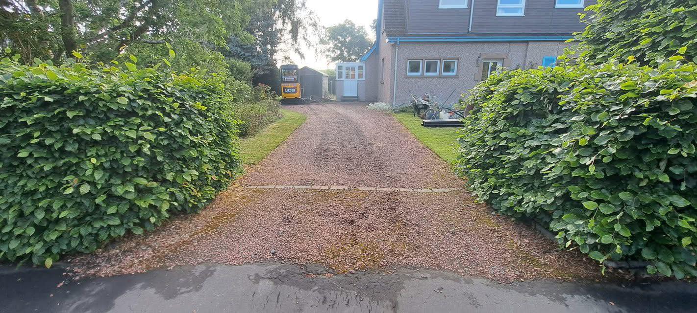 Convert Gravel to Tarmac Driveway - Peebles, Borders