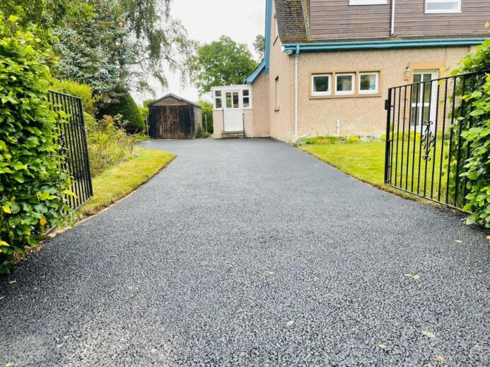 Convert Gravel to Tarmac Driveway - Peebles, Borders