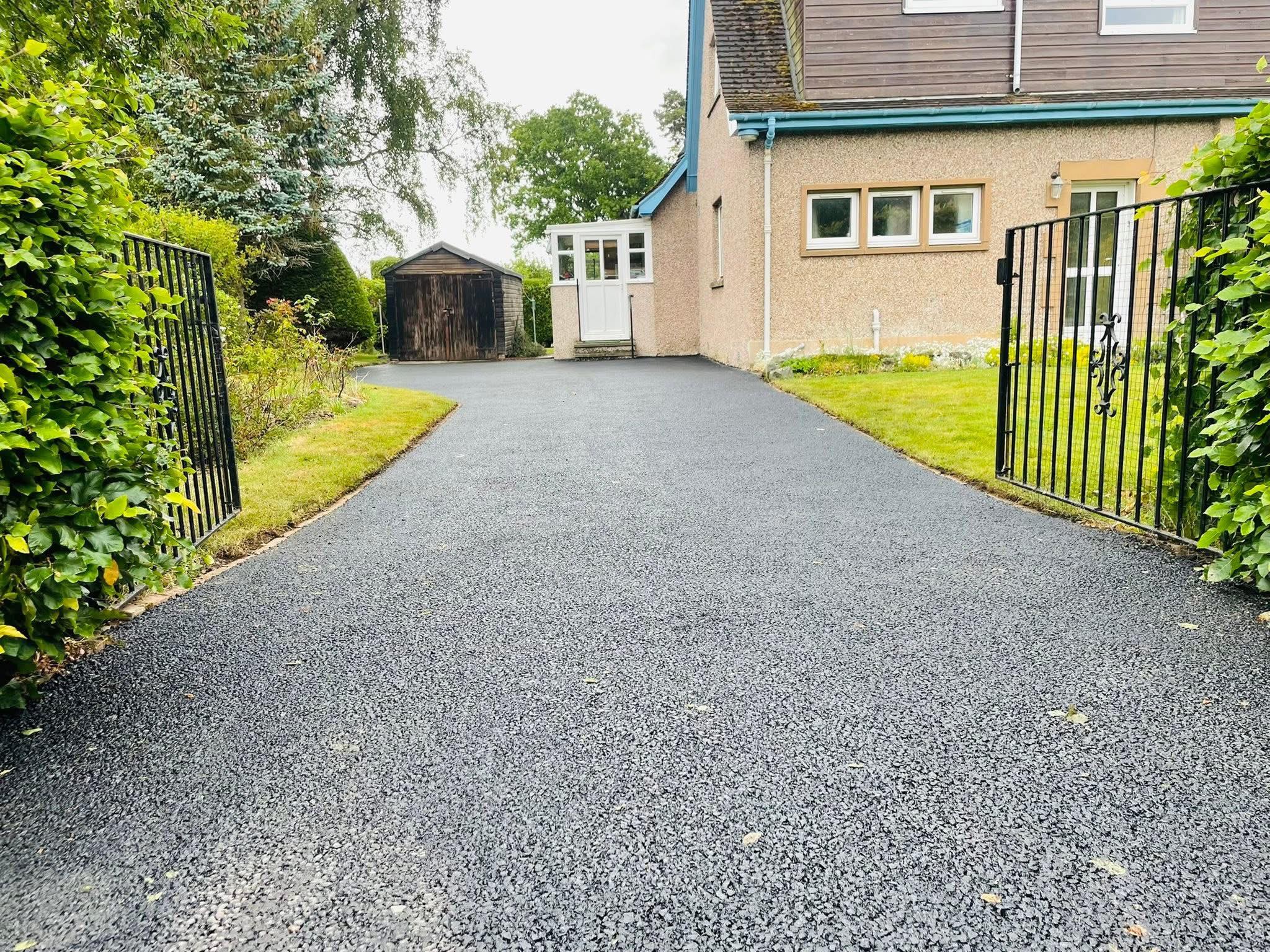 Convert Gravel to Tarmac Driveway - Peebles, Borders
