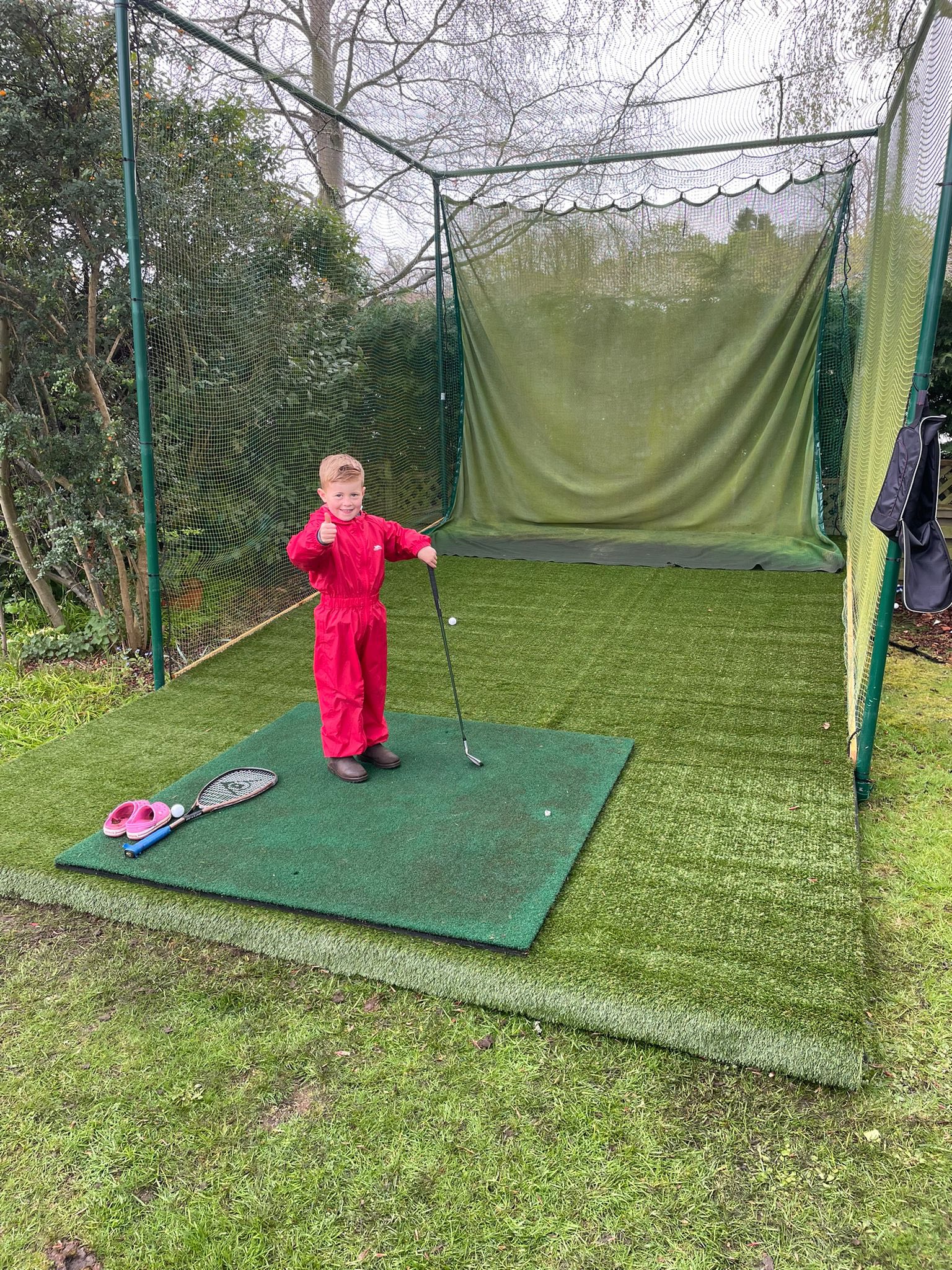 Install Golf Practice Net and Mat for Home Practice Edinburgh