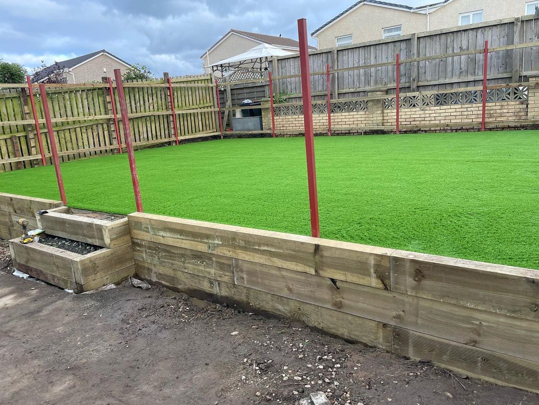 Install Low Maintenance Garden - Bo'ness, West of Edinburgh