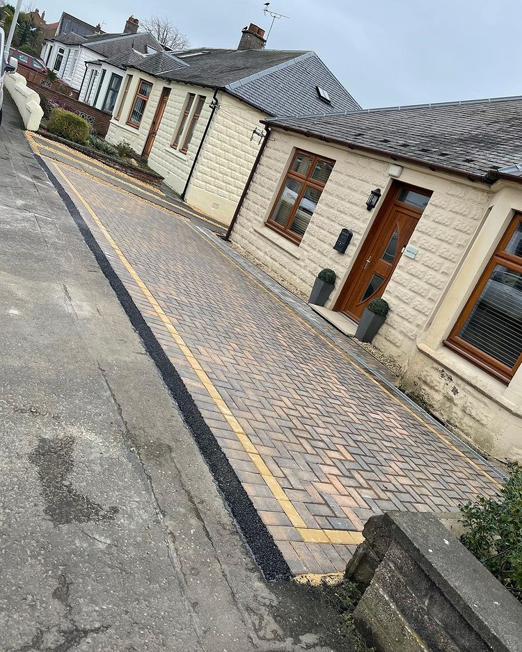 Monoblock Narrow Driverway Edinburgh