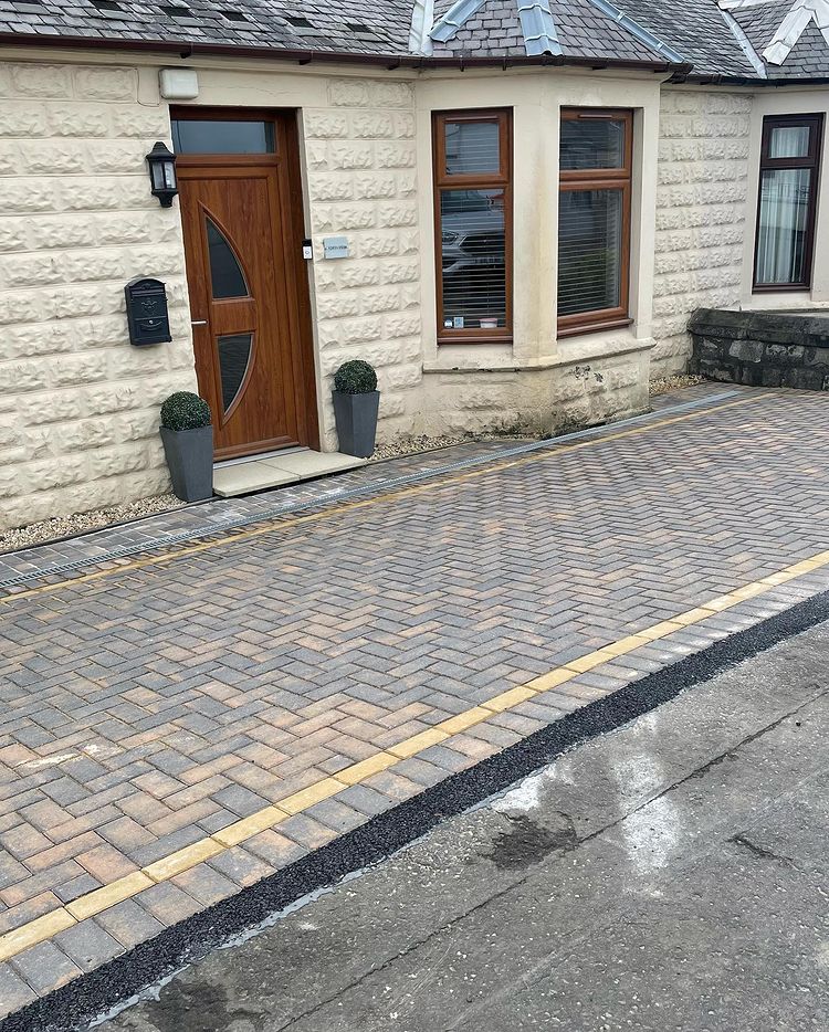 Monoblock Narrow Driverway Edinburgh