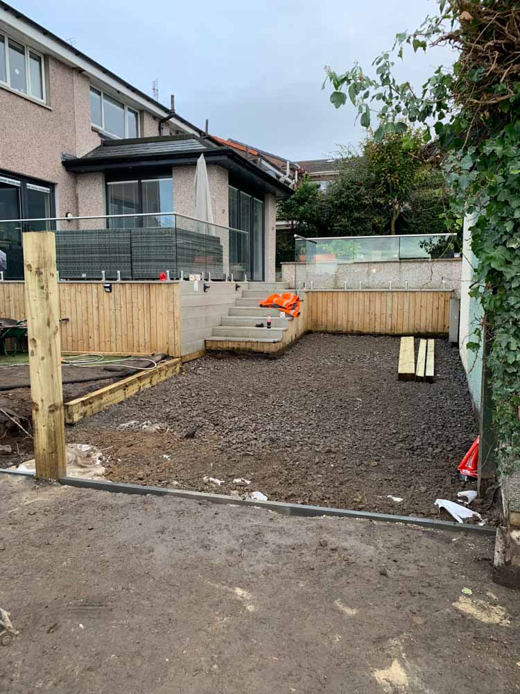 Convert Garden to Monoblock Driveway, Edinburgh