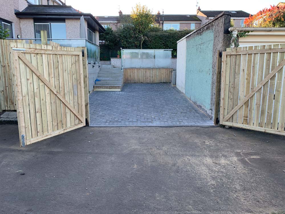 Convert Garden to Monoblock Driveway, Edinburgh