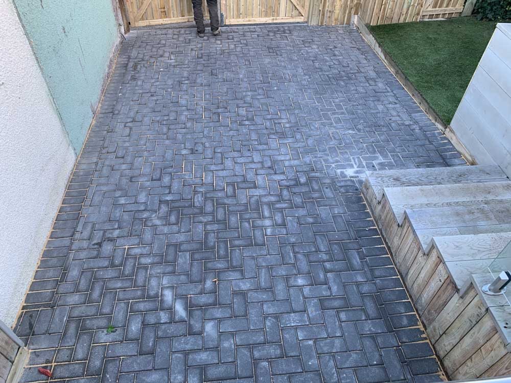 Convert Garden to Monoblock Driveway, Edinburgh