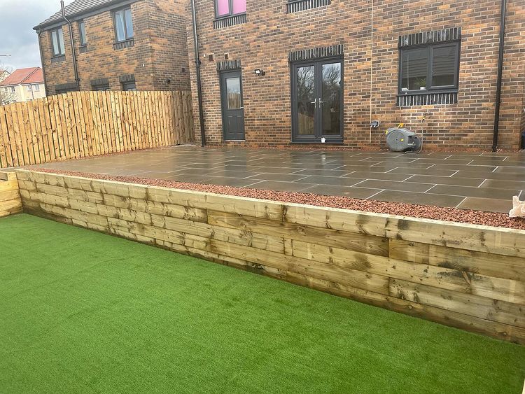 Artificial Grass & Patio Area Installation - Edinburgh