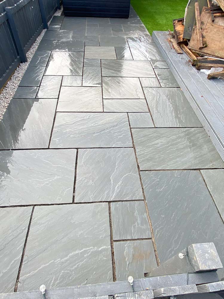 Garden Patio Installation, Scottish Borders