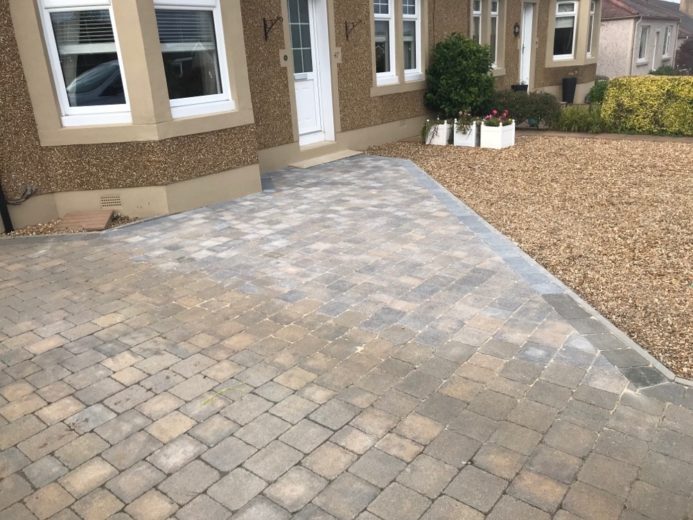monoblock driveway installer edinburgh