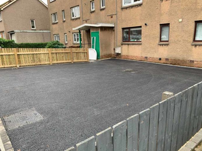 convert garden to off-street parking tarmac installer edinburgh