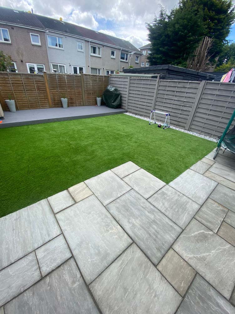 Patio & Artificial Lawn Installation, Edinburgh