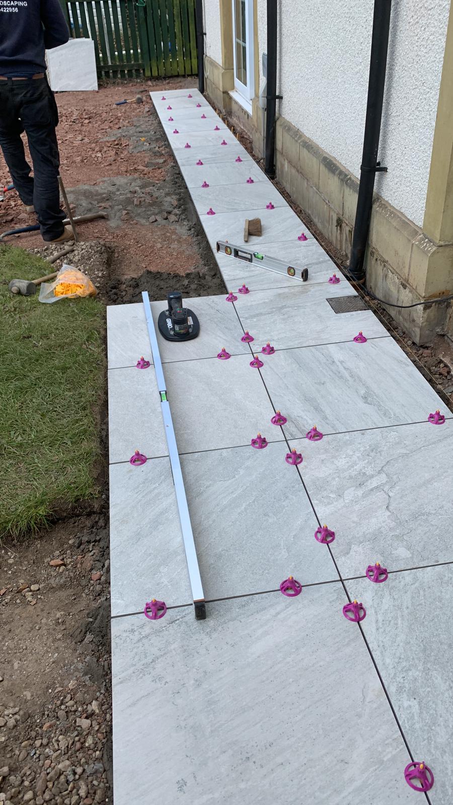 porcelain patio paving installer