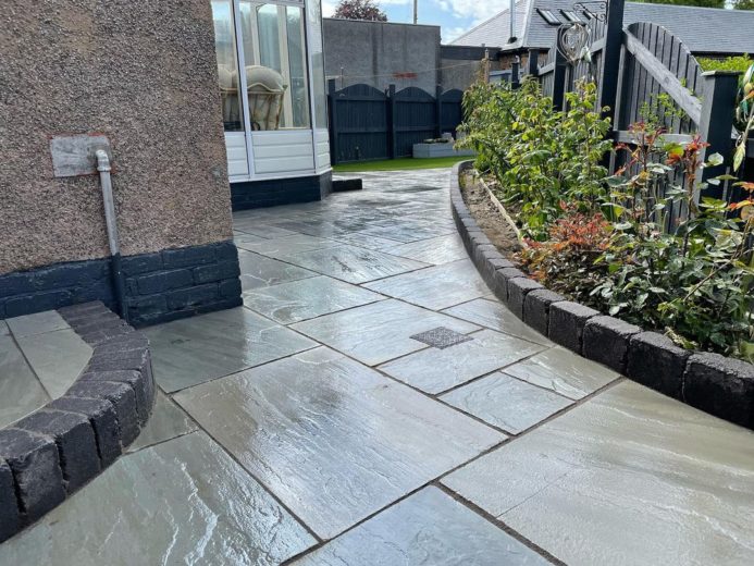 sandstone patio installers st boswells